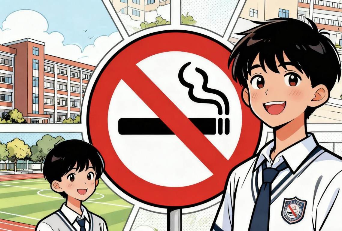 共建无烟校园，守护青春健康